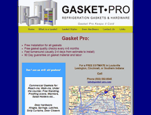 Tablet Screenshot of gasket-pro.com